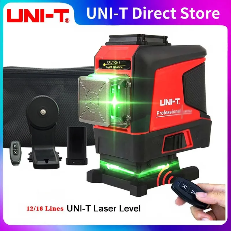 16/12 Lines 4D Laser Level green line SelfLeveling 360 Horizontal And Vertical Super Powerful Laser level green Beam laser level