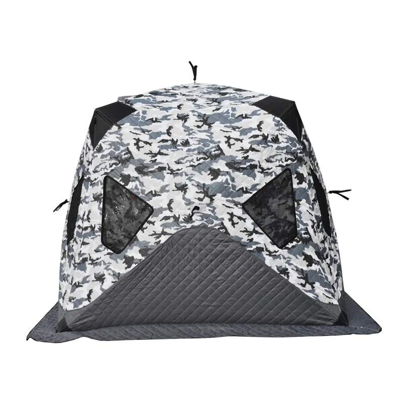 

Upgrade 3-4persons Winter Ice Fishing Tent Outdoor Camping Thickened Cotton Warm and Cold Proof Automatic Ultralarge Snow-proof