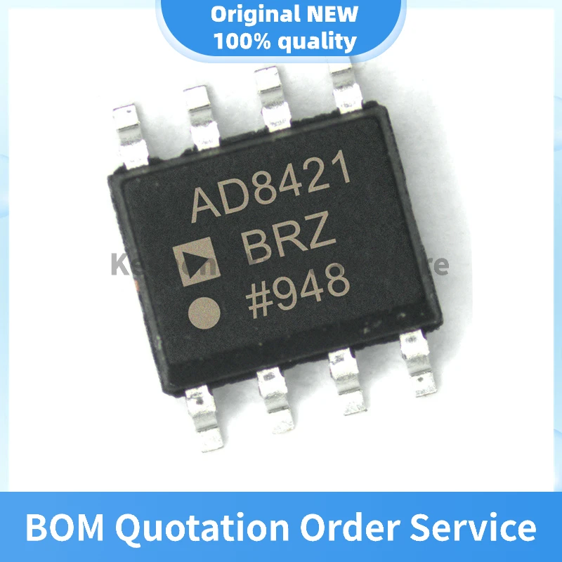 Brand new in stock AD8421BRZ packaged SOP8 instrumentation amplifier chip