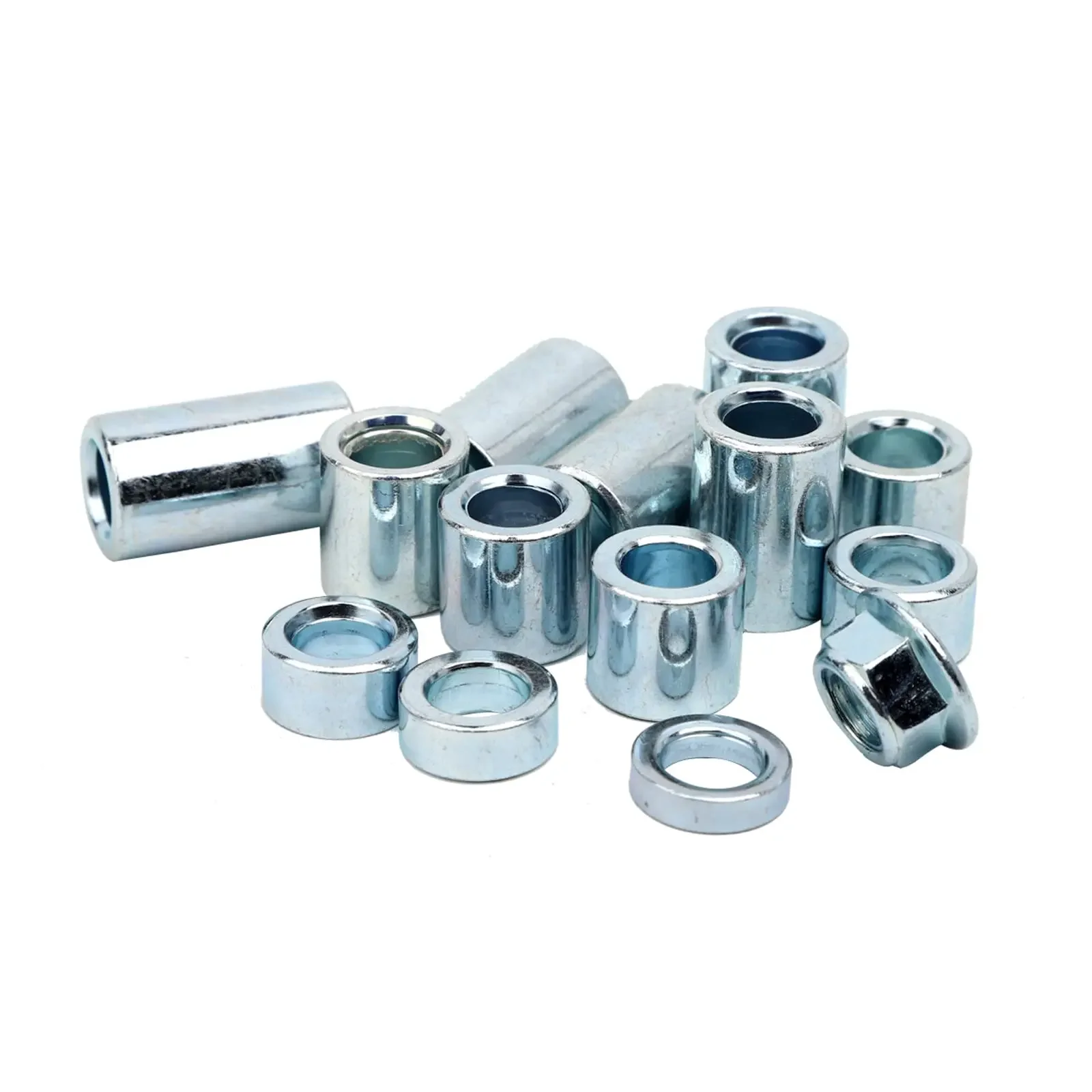 

13 bujes de acero industrial M12 para eje clásico de 12 mm