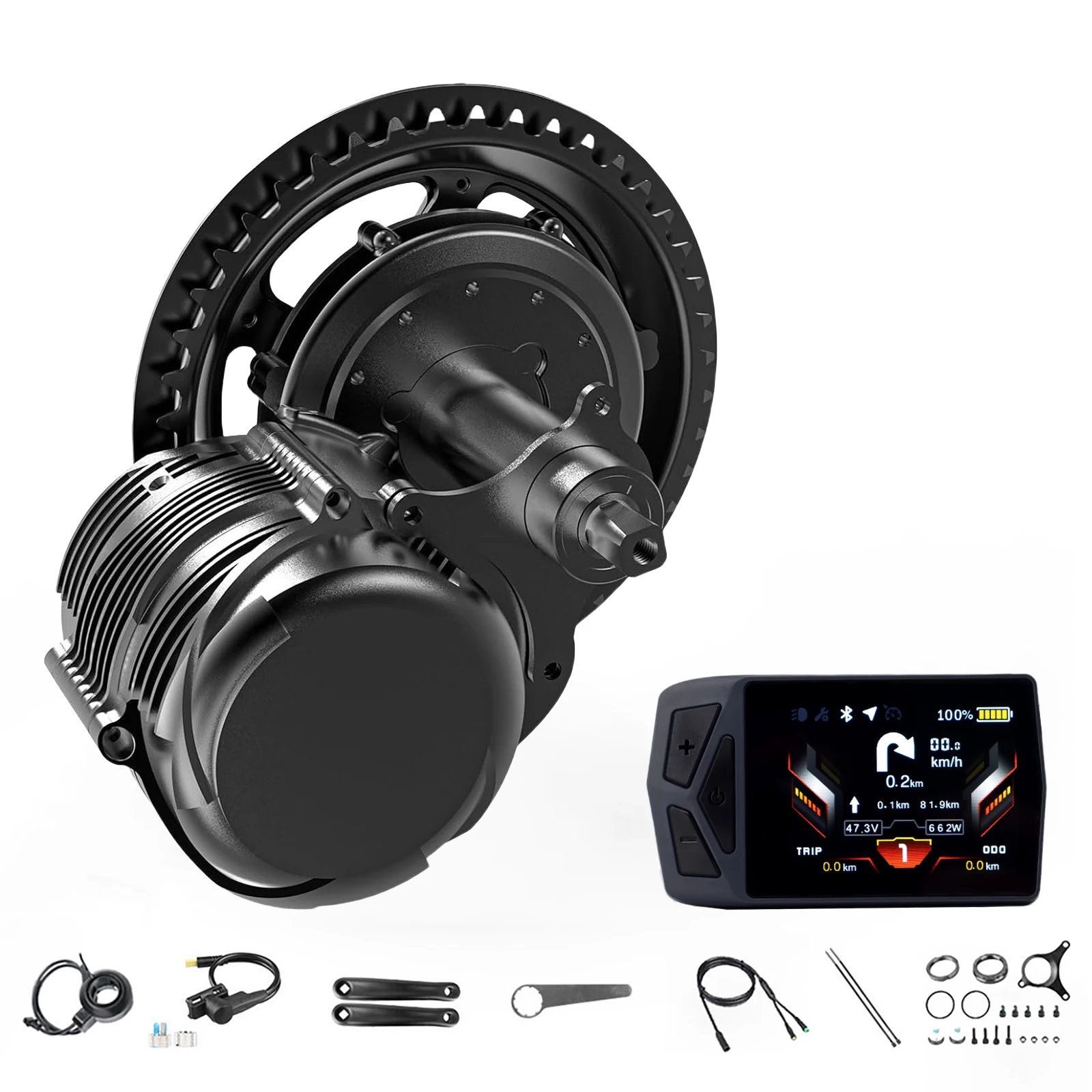 

TSDZ8 Electric Bike Conversion Kit 48V 750W Ebike Torque Sensor Mid Mount Motor DIY Bicycle to Electric for BB 68-73MM