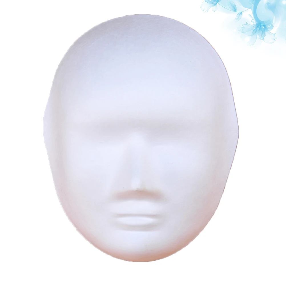 

White Paper Mask Blank Face Mask For Diy Painting Scary Ghost Costume Party Halloween Carnival Masquerade Decor Favors