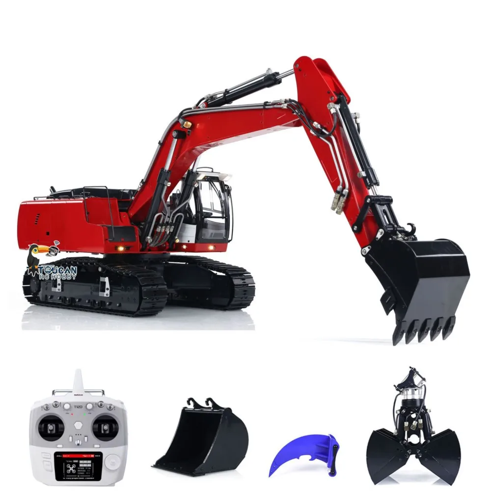 1/14 946 MTM Hydraulic RC Excavator Model Wireless Construction Machine Finished Earth Digger W/ Radio Controller Trucks Cars