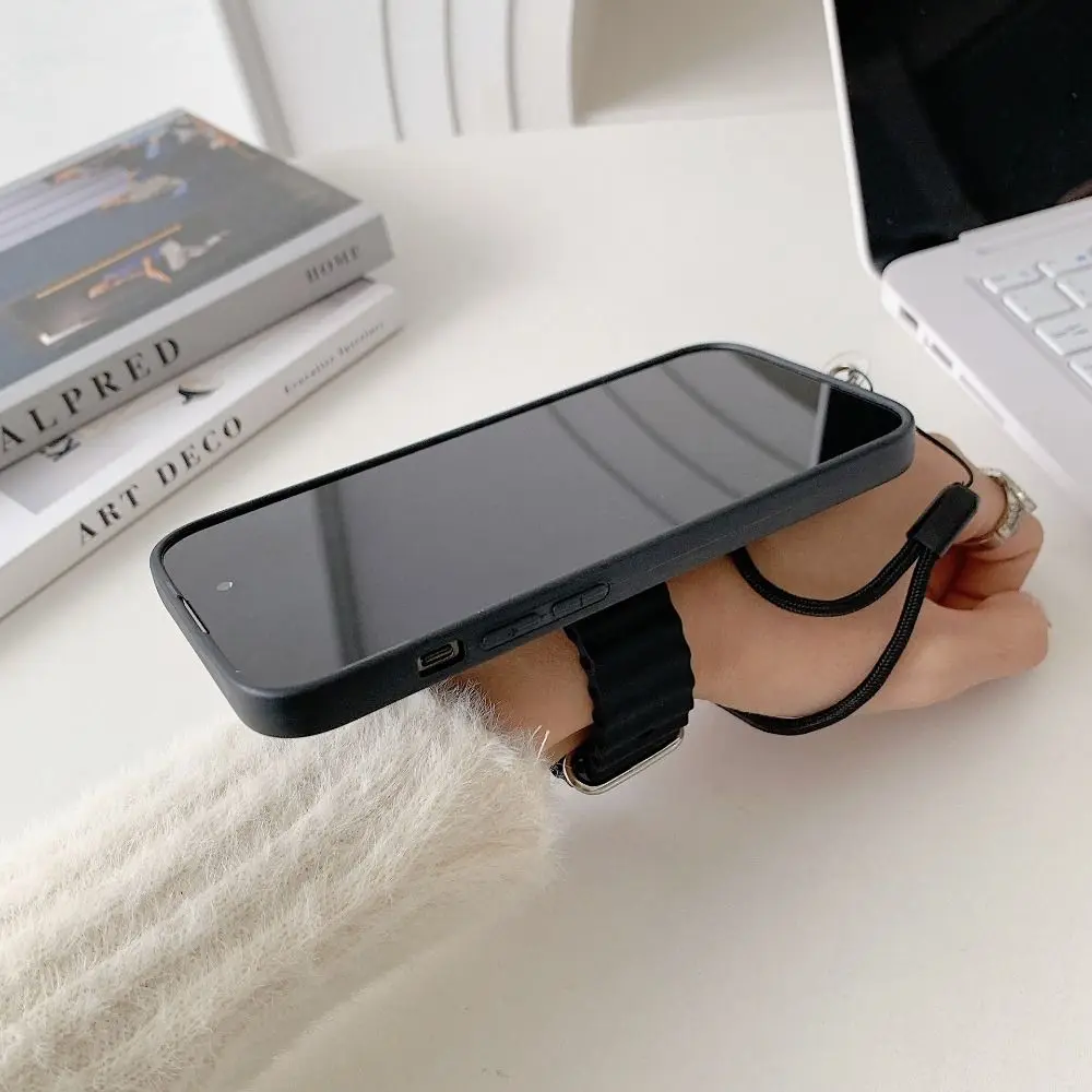 360 Rotatable Magnetic Wrist Phone Holder Anti Loss Rope Portable Design Wrist Phone Stand Sweat-proof Adjustable Length