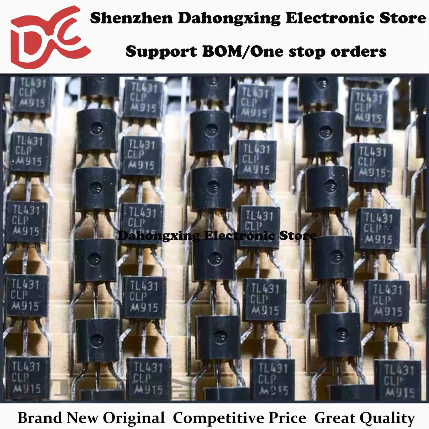 New Original 20Pcs TL431CLP TO-92 LM431 AZ431 KA431 Voltage Regulator Transistor Electronic Components Great Quality