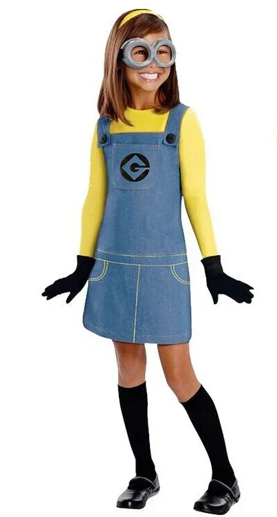 Children\'s Halloween Costumes Minions Cosplay Costumes Anime Cartoon Despicable Me Costumes Anime Cosplay