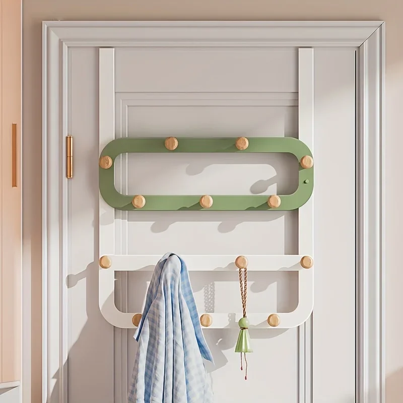 Metal Hanging Hooks Multifunctional Coat Bag Hat Wall Racks Door Hanger Kitchen Home Bathroom Organizer Room Accessories Gift