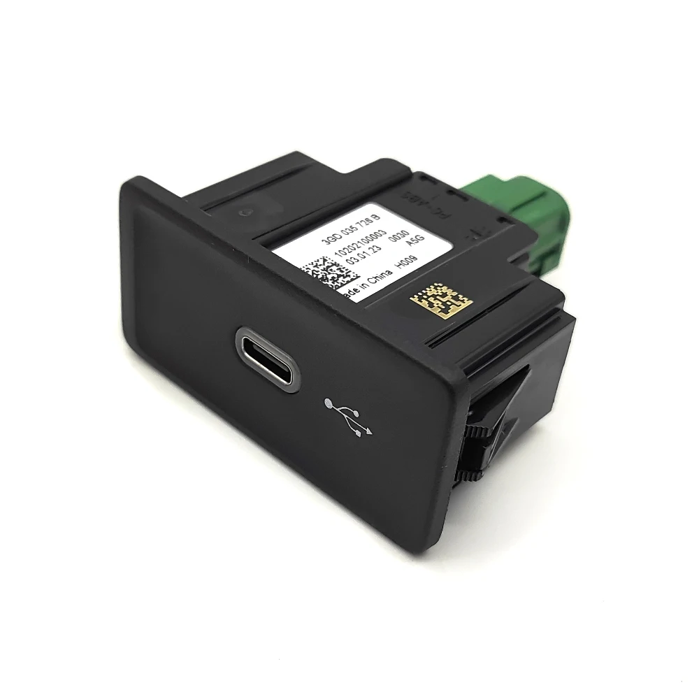 For VW Passat B8 Arteon External USB Type-C Socket Switch 3GD 035 726 B 3GD03576B view 5
