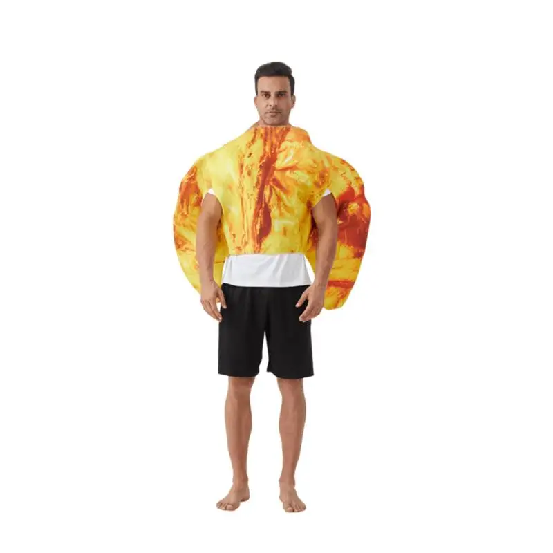 Classic Adult Halloween Bread Costume Funny Dress up for Men And Women Suitable for Party And Performance Yang Rou Bread