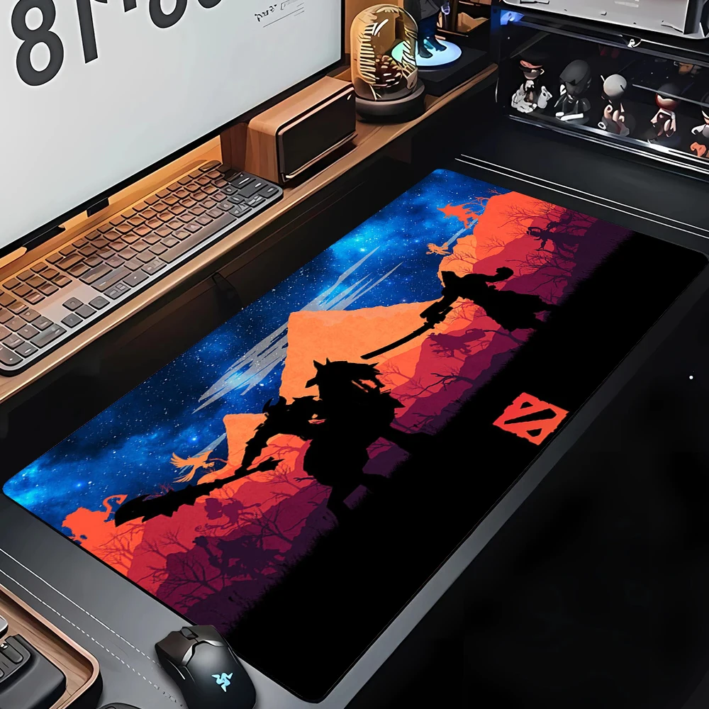 Gamer Dota2 Anime Mouse Pad Computer Desk Mat Non-slip Waterproof Table Pad Large Shadow Fiend Mousepad Anime Stuff Accessories