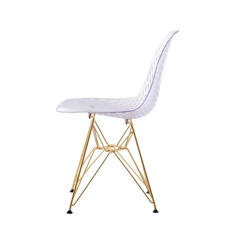 

Acrylic simple modern transparent chair, casual negotiation adult household dining chair