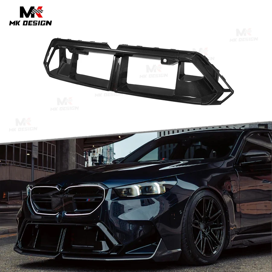 

Dry Carbon Fiber Front Bumper Lower Grill for BMW G90 M5 Sedan 2024+ Carbon Grille Car Accessories