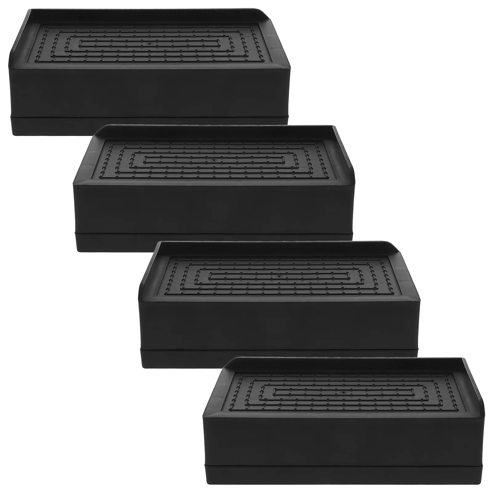 4Pcs Heavy Duty Furniture Risers Adjustable Bed Frame Leg Extenders for Couch Sofa Desk Table Support Elevation