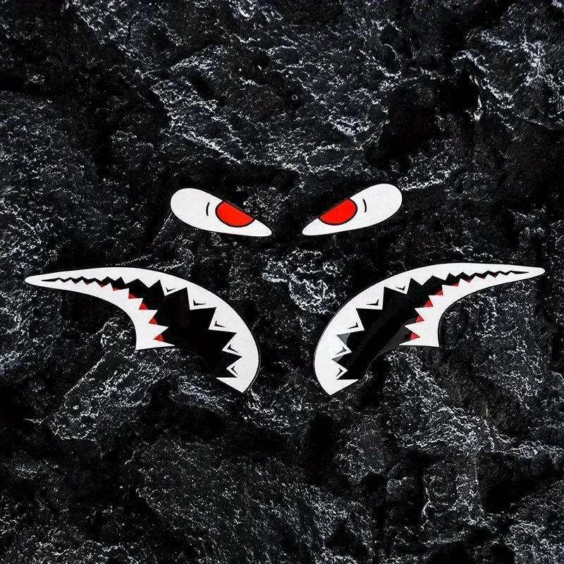 

Cute Pet Shark Vinyl Decal, Waterproof Anti-Scratch Sunproof Sticker, Styling Ornament for Road Bike Frame and Head Tube