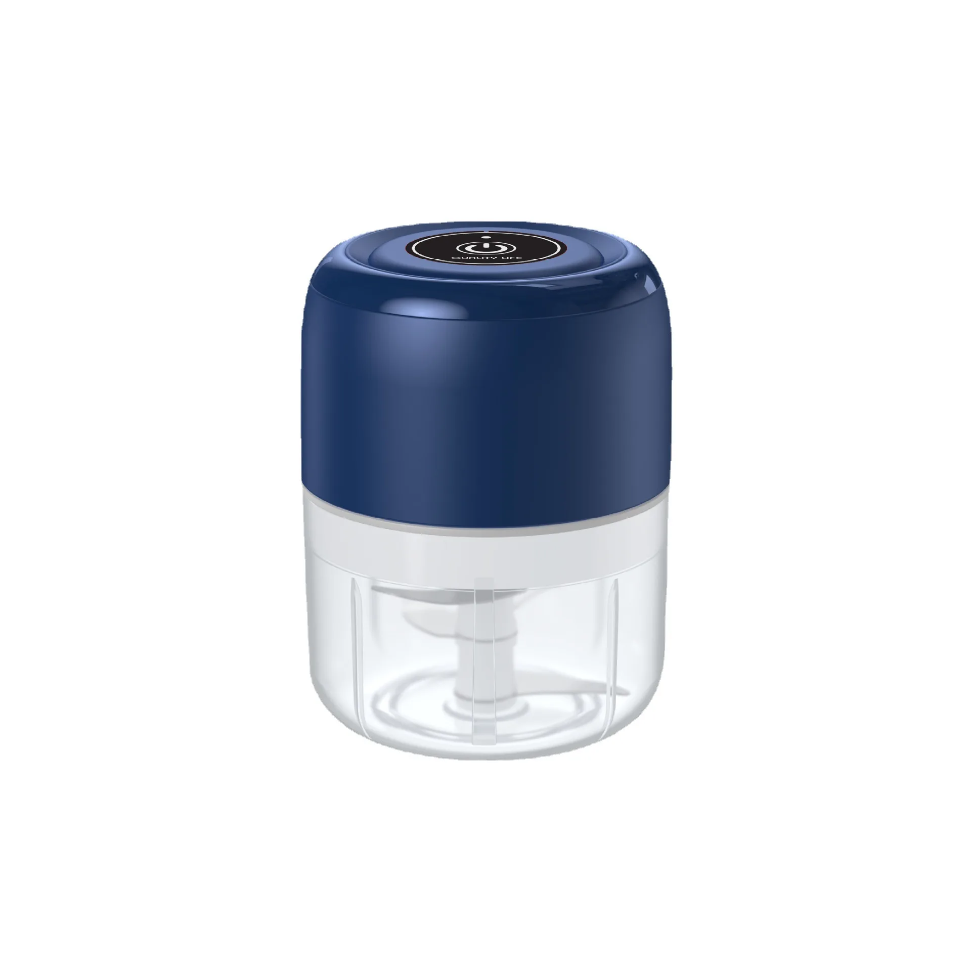 250ml Mini 3-blades Garlic Vegetable Grinder Chopper Mincer Household Kitchen Tools Pepper Auxiliary Food Processor Machine