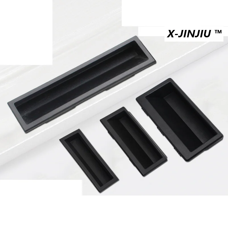 

Black plastic concealed handle embedded LS107 embedded Electrical cabinet of equipment shell PULL handle LS537-1