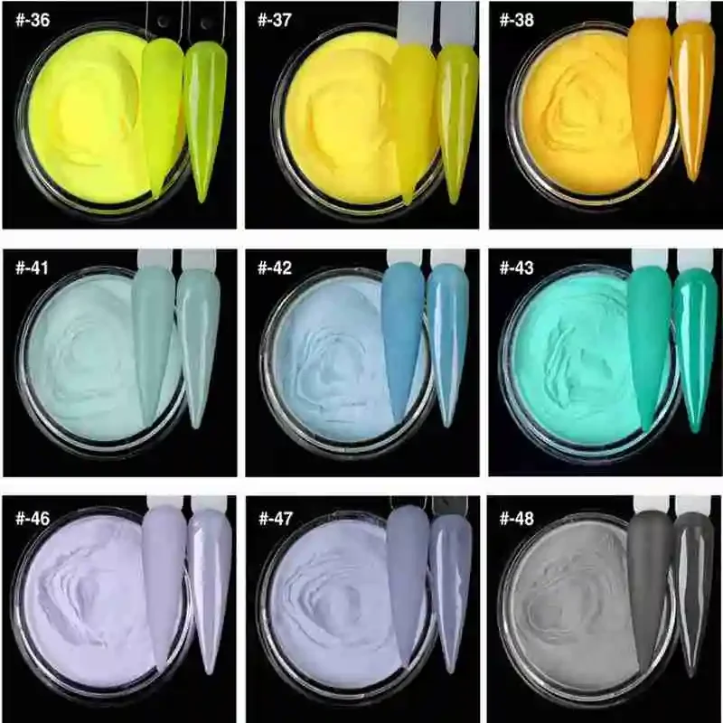 アクリルネイルディッピングパウダー,1kg,31色,彫刻された花粉顔料,クリスタルマニキュアエクステンション,ネイルアート