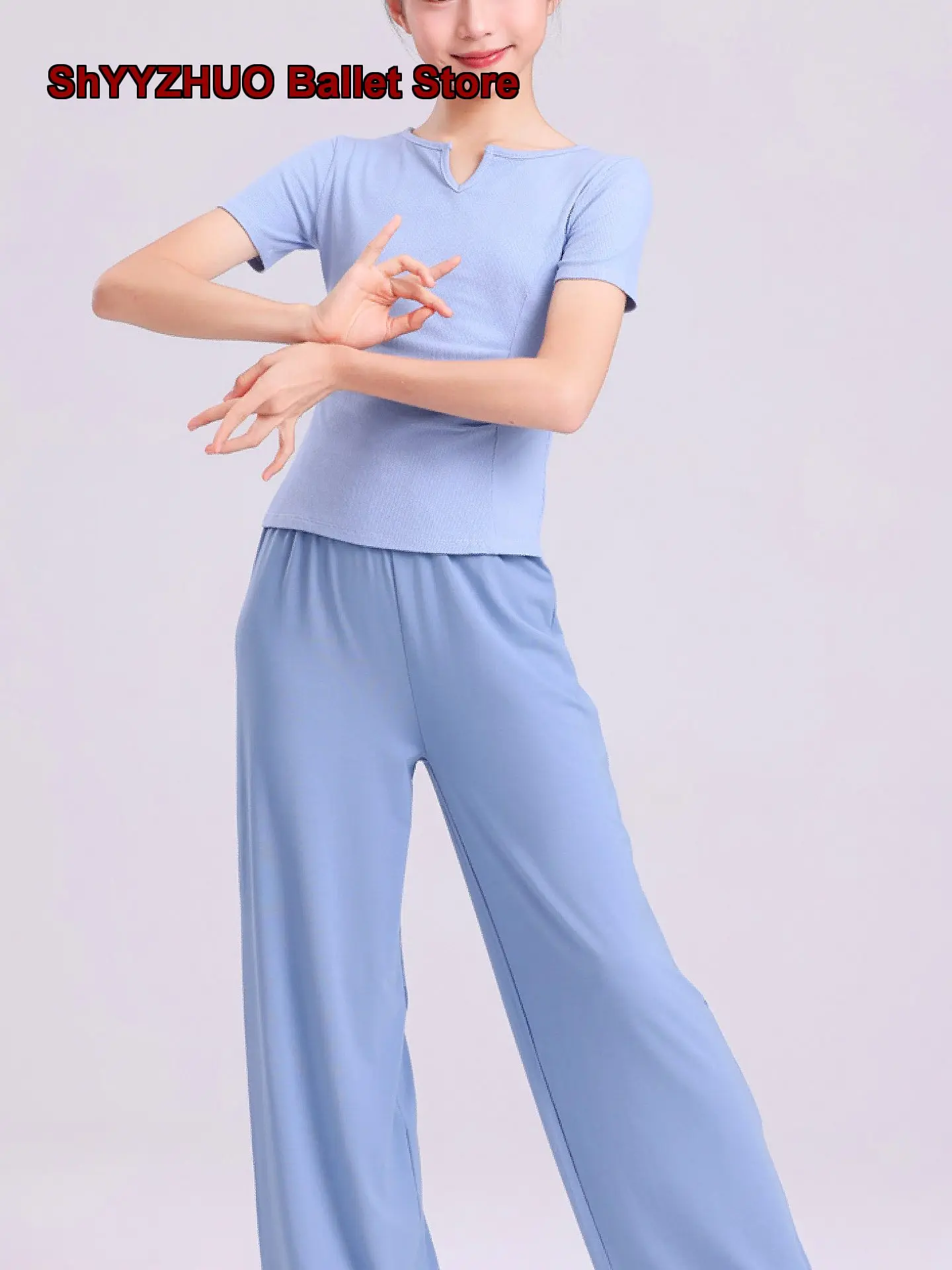 children's-dance-dress-practice-leotard-modern-dance-teacher-folk-dance-short-sleeves-kids