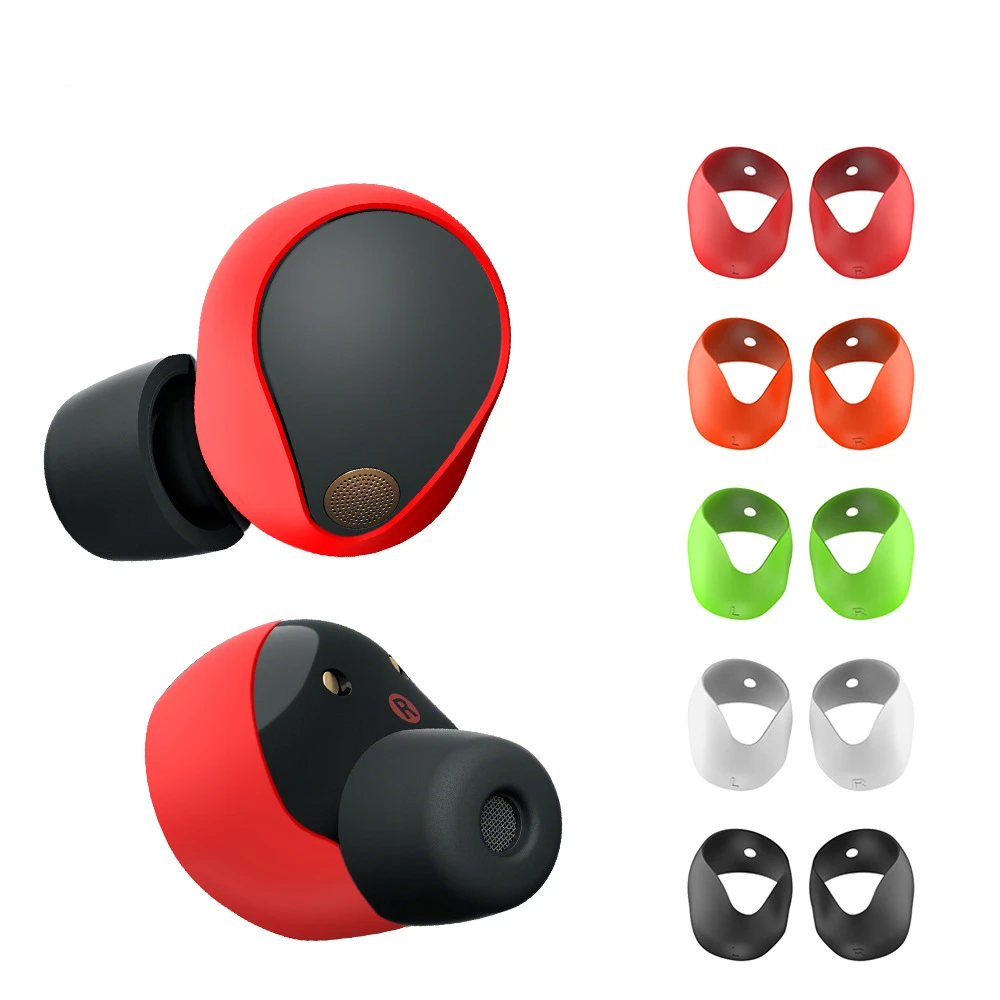 

5 Pairs Silicone Ear Caps for Sony WF-1000XM5 Headphones Protective Cover Dust Cap