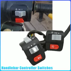 For Yamaha Handlebar Controller Switches Electric Bike Scooter Signal Electric Fog Light Horn ON-OFF Button Switch 1 Pair