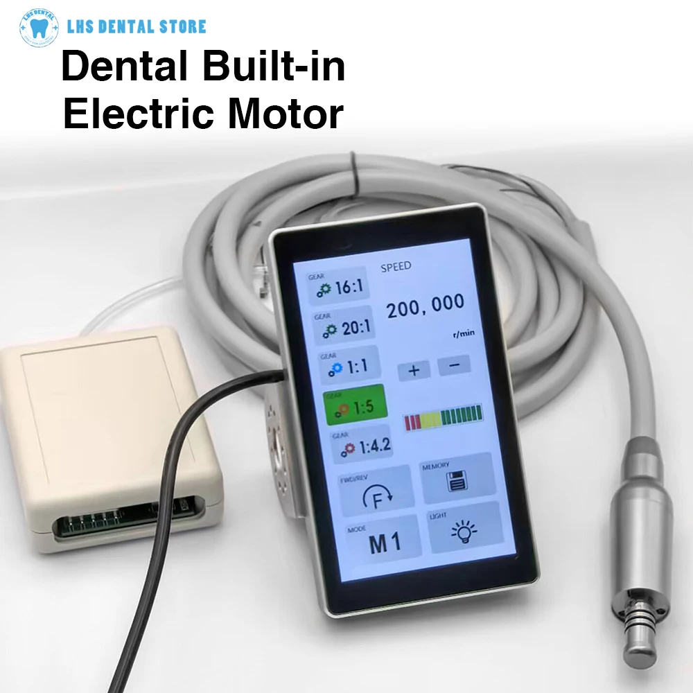 

Стоматологический электрический микромотор с подсветкой, подходит для минимально инвазивной реставрационной подготовки полировки, бесщеточный двигатель