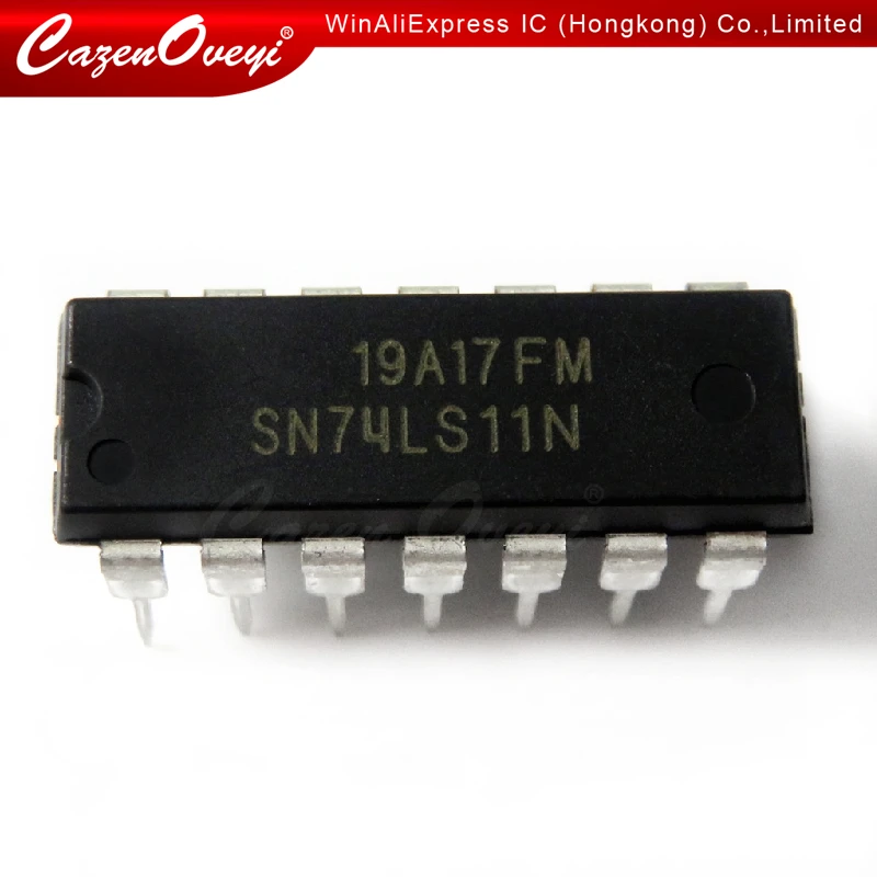 10pcs/lot SN74LS11N DIP-14 74LS11N 74LS11 In Stock