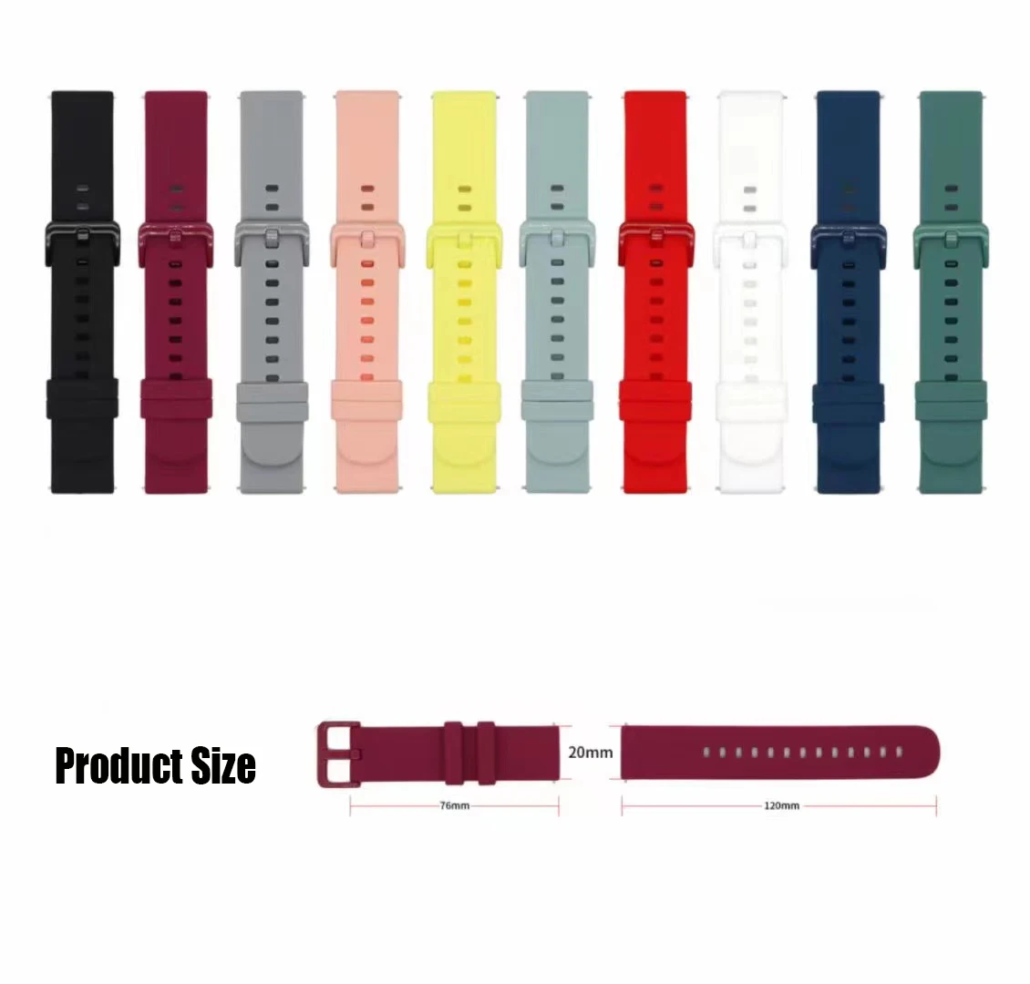 교체 밴드 Umidigi UFit 스마트 워치 스트랩 Umidigi Uwatch 3 GPS/Uwatch GT 팔찌 실리콘 손목 밴드 루프 벨트