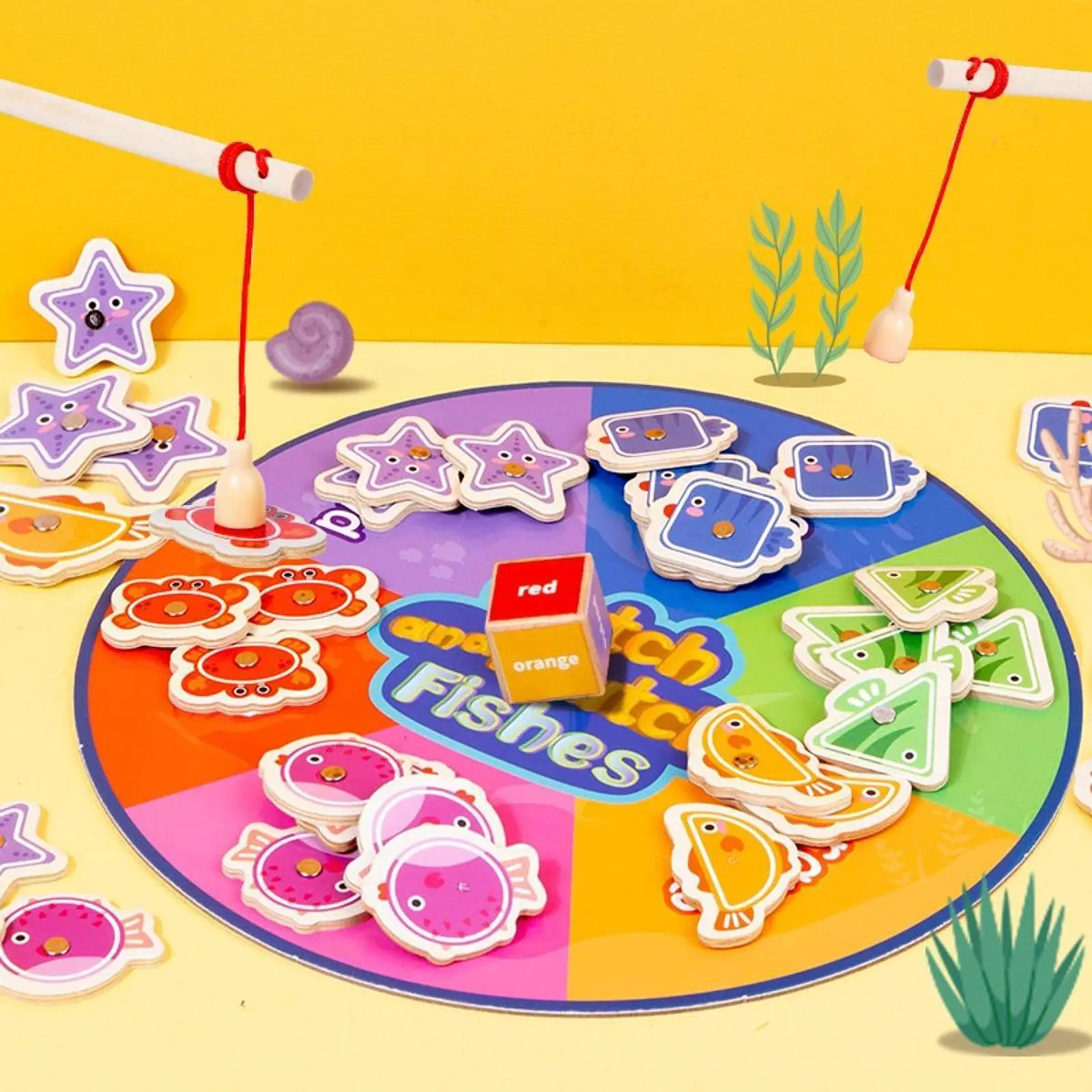 

Fishing Game with Fishing Rod Development Toy Pool Fishing Games Interactive Game for Kids Toddlers Baby Ages 1 3 Year Old