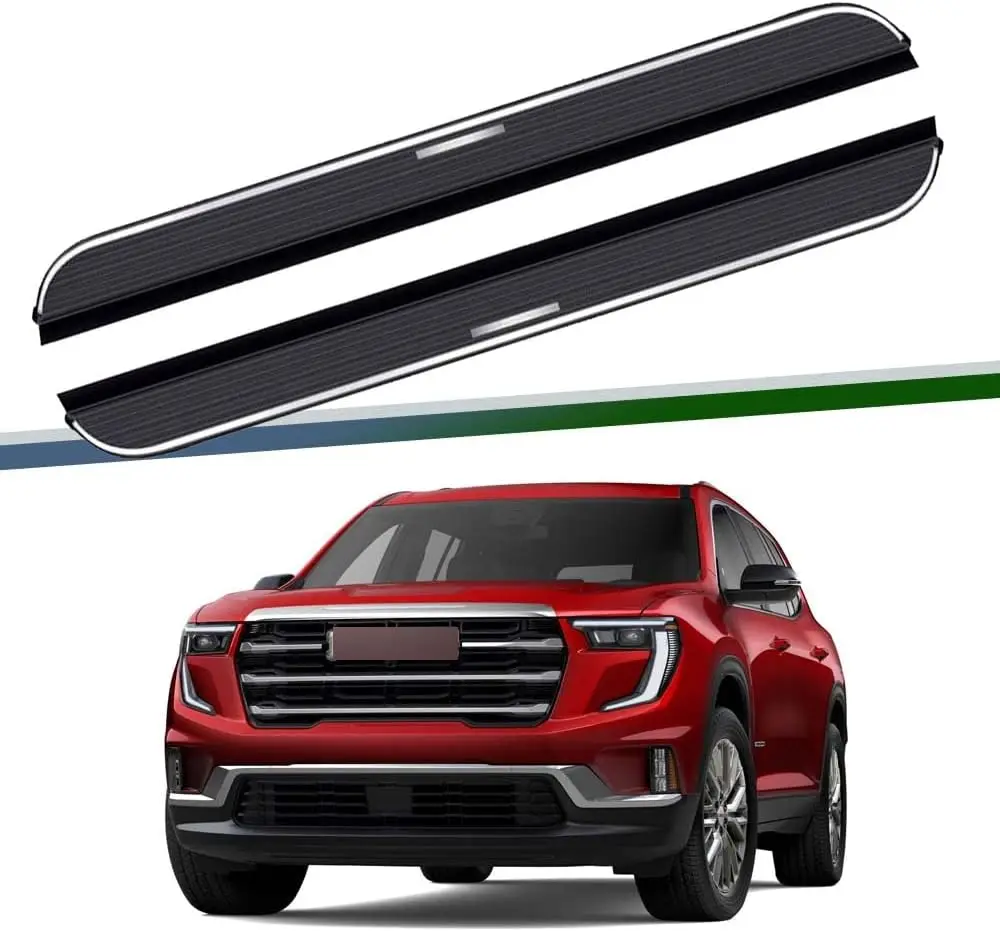 

Боковые ступеньки, подножки для GMC Acadia 2024 2025, алюминиевые полосы Nerf, 2 шт. с кронштейнами