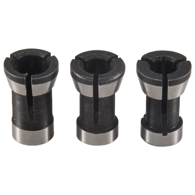 ABSF 8 Pcs Router Collet Set Chuck Heads Adapter For Drills Engraving Trimming Carving Machine Electric Router Milling Cutter