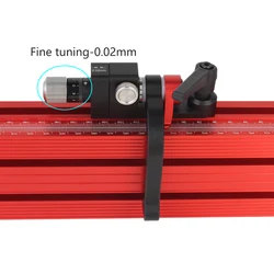 Woodworking Fine tuning Limiter 0.02mm Saw Table Guide Rail Locator Aluminum Profile Router Fence Limiter Fixed Clip