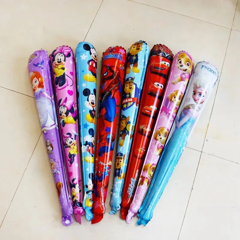 Disney princess Balloon stick Child Favorite Girl Birthday Party Decor Rapunzel Car Sofia Decoration Supplies Baby Shower