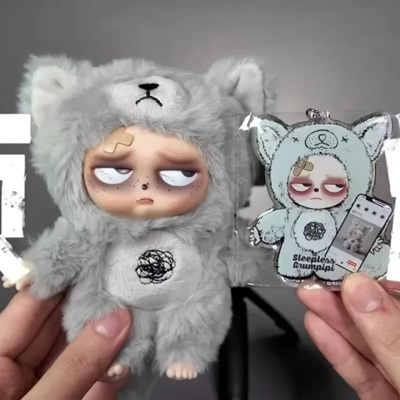 Lalka Niespokojny Grumpi Blind Box Śliczna Lalka Bez Sena Rampage Blind Box Zawieszka z Kreskówki Śliczna Lalka Kolekcjonerska Prezent Urodzinowy