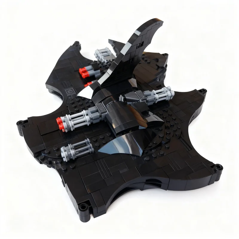 2908pcs MOC Batwing B Model Model Toys Building Blocks Construction Christmas Gifts Creative Education Birthday Kids Assemble view 4