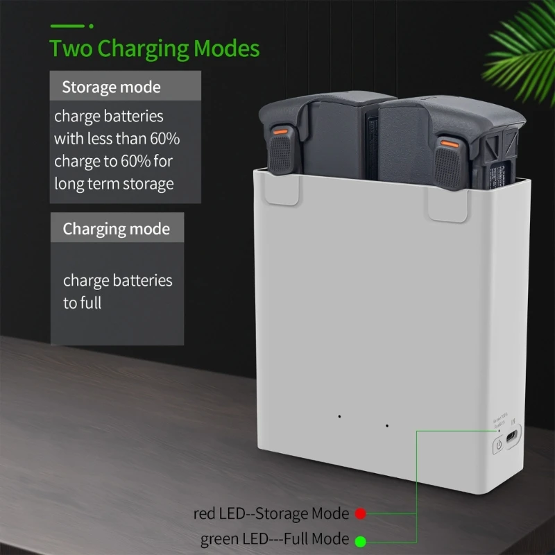 USB Battery for Avata 2 Camera Fast Battery Charging Hub Camera Battery Access