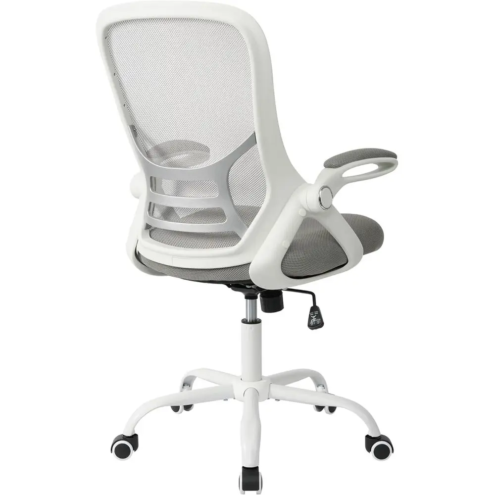 

Эргономичное сетчатое офисное кресло с регулируемыми подлокотниками для дома или офиса (серое)