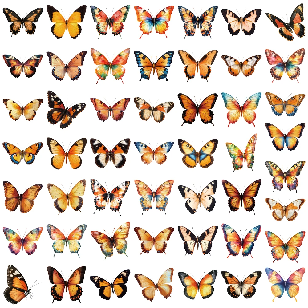 150 個クリエイティブバタフライハイビューティーロールステッカー装飾電話ケース、ラップトップ、ウォーターカップ DIY パーソナライズステッカー