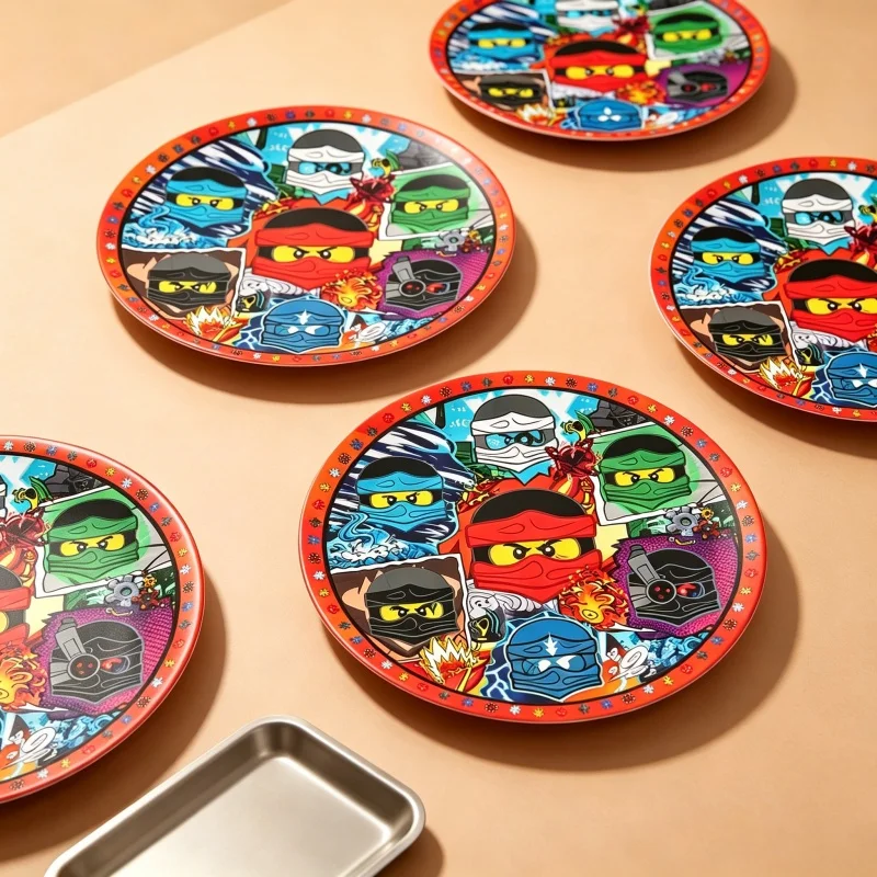 Cartoon Pattern Birthday Themed Party Supplies Balloons Cake Topper Table Decor Indoor Outdoor Ninja Celebration Decorations view 6