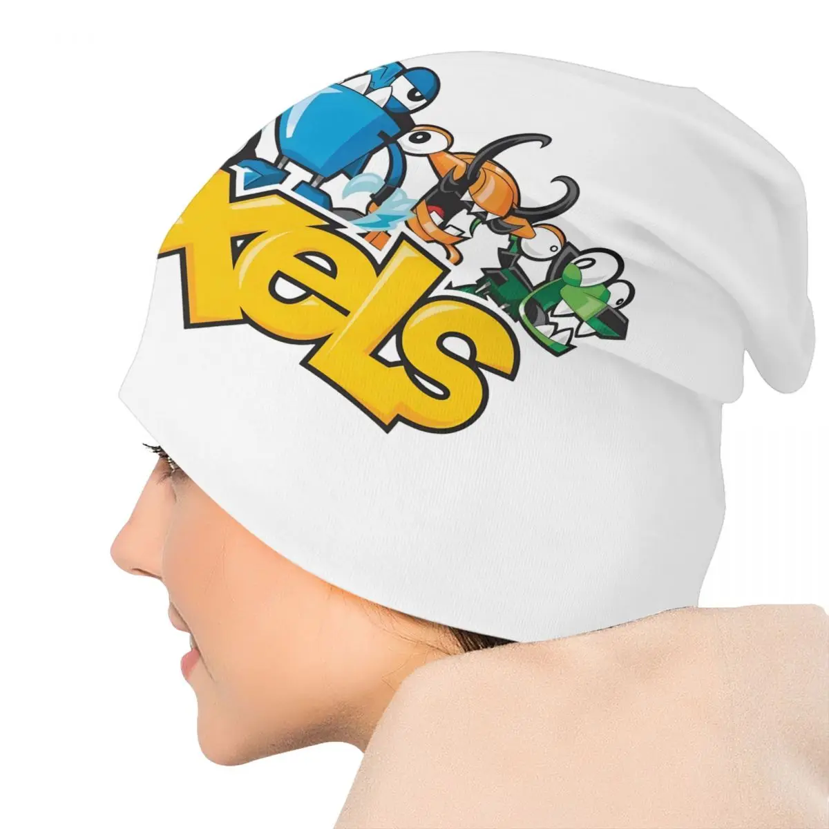 لعبة مختلطة الكرتون بيني قبعات للرجال النساء للجنسين الشارع شتاء دافئ متماسكة قبعة الكبار أنيما الأمريكية التلفزيون بونيه القبعات #5