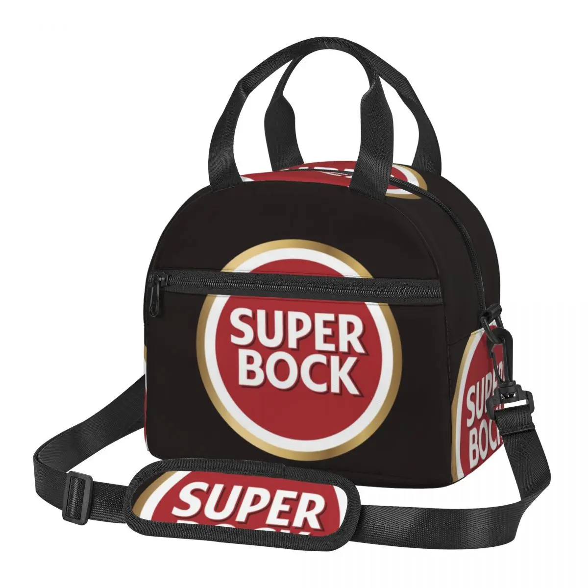 Super Bock Lancheiras Isoladas Bento Box Impermeável Lunch Tote Sacos de Piquenique Saco Térmico para Mulher Trabalho