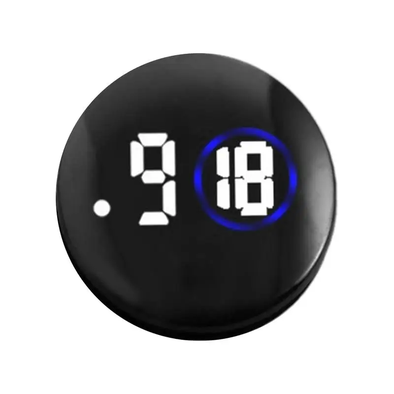 Car Clock Quartz Motorcycle Clock Stick On Multifunctional Analog Clock Watch Car Vent Clocks Watch Small Digital Clock For