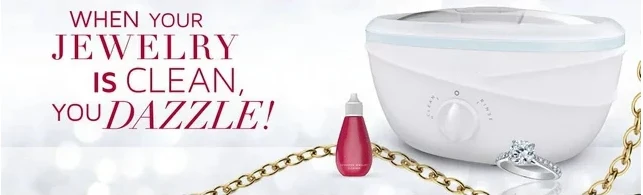 Connoisseurs La Sonic Safewave Jewelry Cleaner Machine, Professional Jewelry Cleaning at Home, Safe on Jewelry