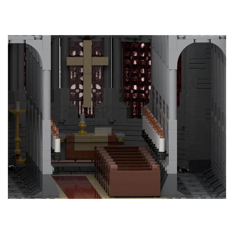 11369 PCS Cathedral Church MOC Customize Modular Building Block Creative Design Brick Simple Model Design DIY Festival Toy Gift