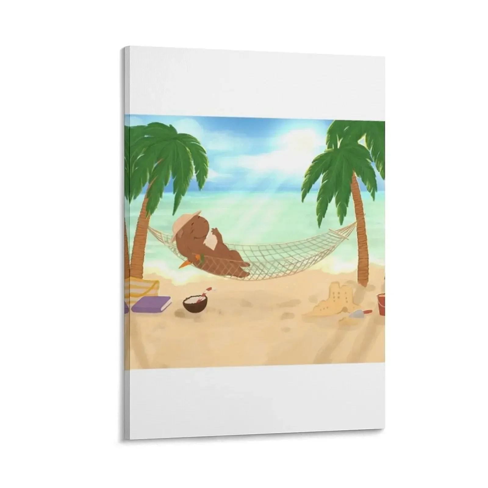 

Guinea pig chilling Canvas Painting anime room decor wall frame for living room wall decoration wall decoration painting