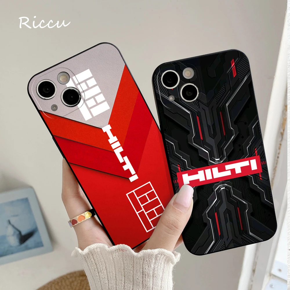 FOR IPhone Toolbox Brand Hilti Tools Phone Case 15 14 11 12 Pro 14 Plus X Pro 14 MAX 13 MINI XR XS 14 13 Pro Soft Phone Covers