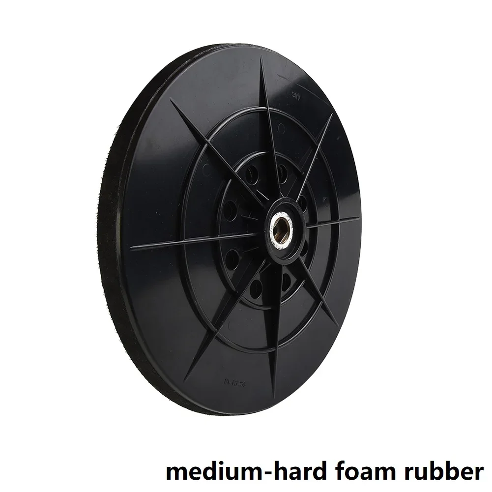 Drywall Sander Hook And Loop 10hole 9inch 215mm Backup Pad With 6mm Thread Backup Soft Pad For Dustless Cable Sanders