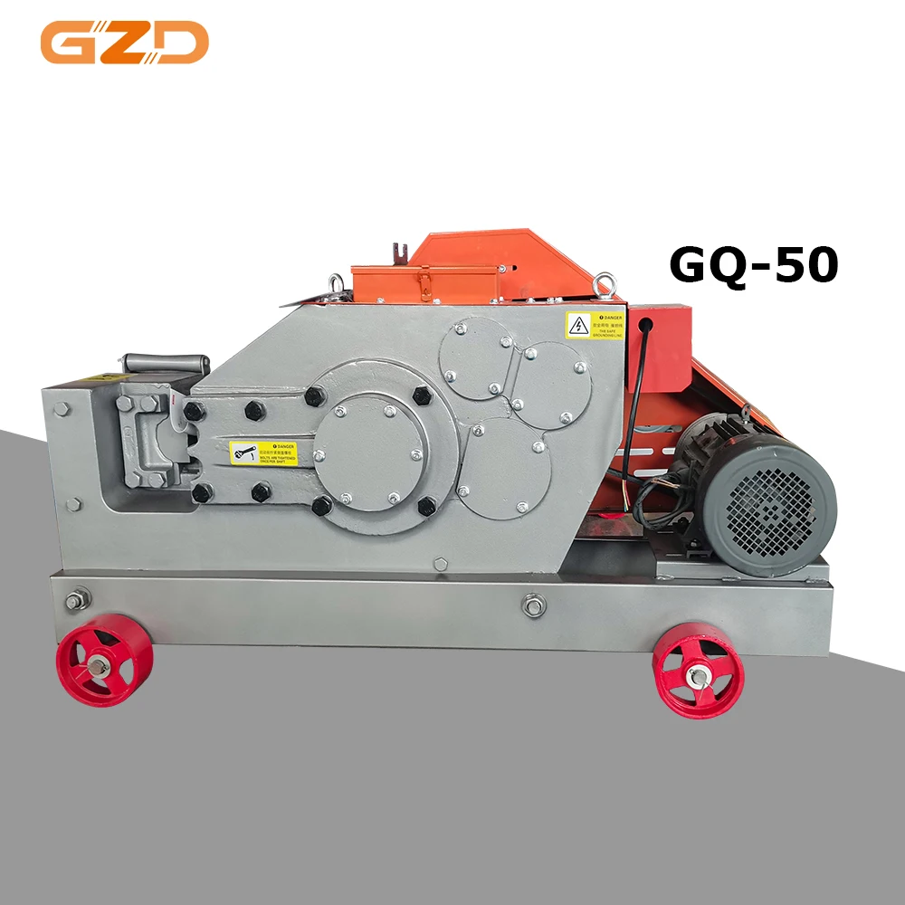 GZD 6-32mm Metal Steel Bar Rebar Auto Cutting Machine GQ50 Automatic Steel Bar Cutter