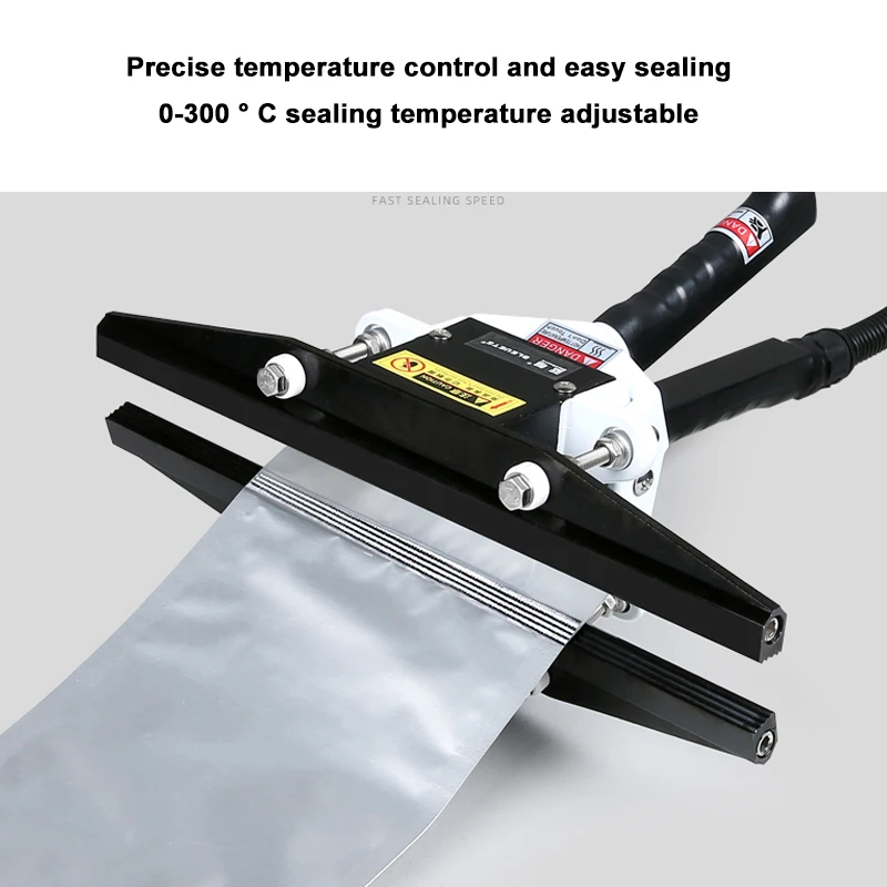 Commercial Handheld Pliers Sealer Constant Temperature Digital Display Portable Small Household Sealing Machine