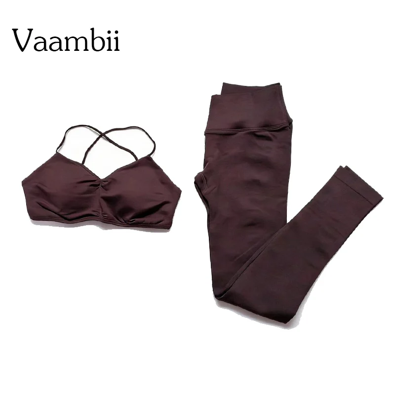 

Спортивный комплект Vision: Бюстгальтер и леггинсы для женщин, бесшовный, для йоги и фитнеса, с эффектом пуш-ап для ягодиц