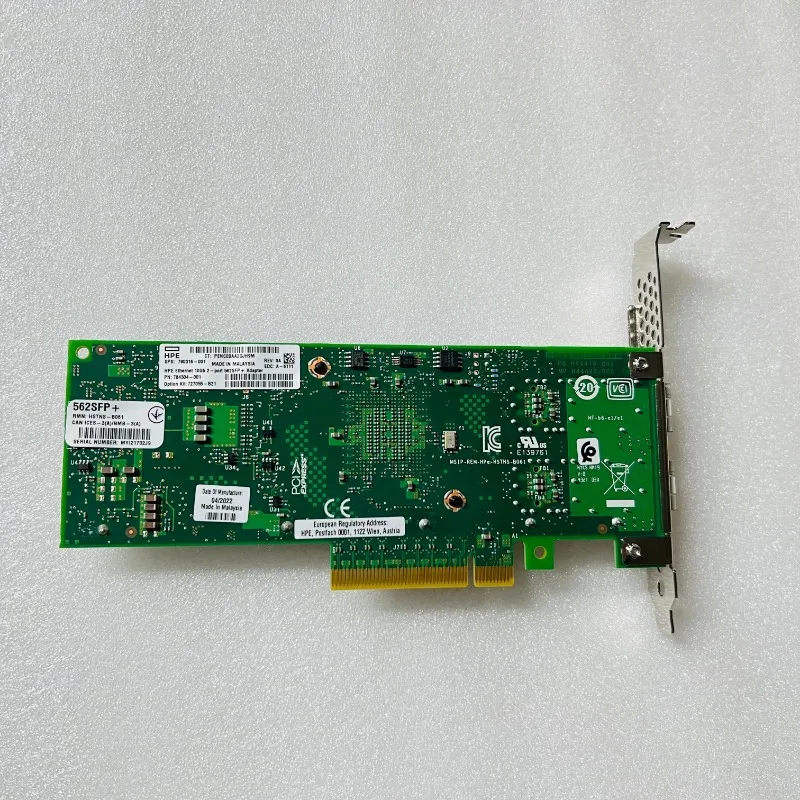 Parts for AHPE 562SFP 727055-B21 790316-001 562SFP + 10G dual port 10 Gigabit fiber network interface card